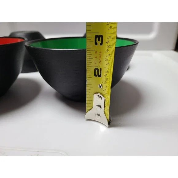 4 VTG MCM Sweden SAN-Plast Husqvarna Set Bowl Sigvard Bernadette  1960s Soup - Picture 5 of 16